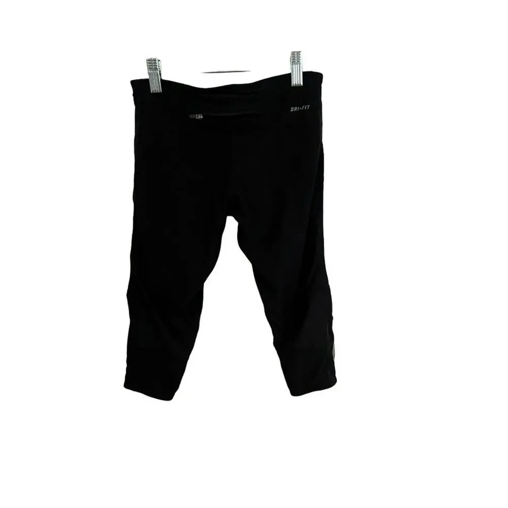 NIKE Womens Dri-Fit Tech Capris Running Pants 695386 Xsmall